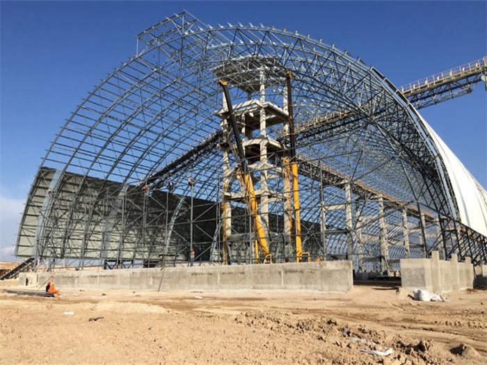 襄阳煤机油桶翘工程网架